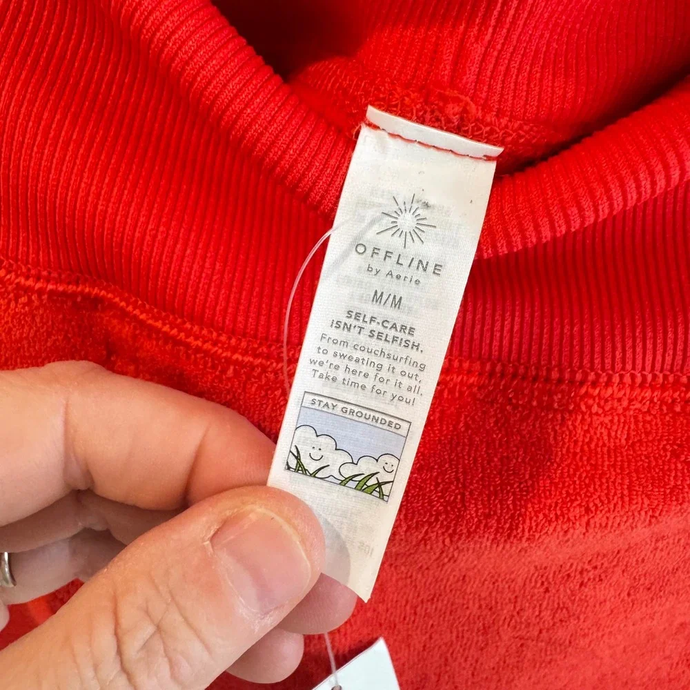 NWT OFFLINE by Aerie‎ Hole in One  Terry Polo Skort Medium